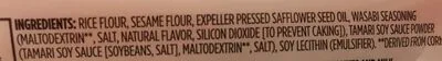 Ingredients Label for 365 Everyday Value Wasabi Rice Crackers - Verified CERTIFIED SAFE