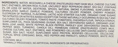 Ingredients Label for Delights Pepperoni Pizza Stuffed Sandwiches - Verified CERTIFIED SAFE