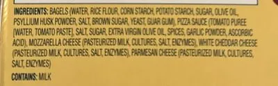 Ingredients Label for Feel Good Foods Mini Pizza Bagels - Verified CERTIFIED SAFE