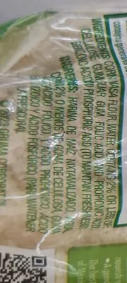 Ingredients Label for Guerrero White Corn Tortillas - Verified CERTIFIED SAFE