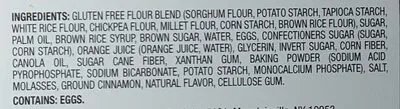 Ingredients Label for Katz Gluten Free Brown Sugar Cinnamon Toaster Pastries - Verified CERTIFIED SAFE