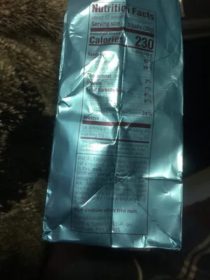 Ingredients Label for Lindt Assorted Milk And White Chocolate Truffles, Butter Pecan, Fudge Swirl - Verified NOT SAFE