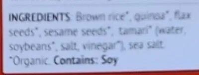 Ingredients Label for Mary's Gone Crackers Original Crackers - Verified CERTIFIED SAFE