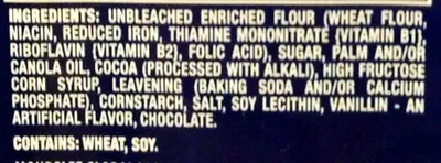 Ingredients Label for Nabisco Oreo Cookies - Verified NOT SAFE