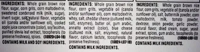 Quaker Rice Crisps, 36 Count Ingredients List Ingredients Label for Quaker Rice Crisps, 36 Count - Verified MANUFACTURER LABELED GLUTEN-FREE
