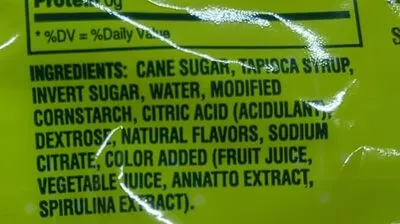 Ingredients Label for Trader Joe's Super Sour Scandinavian Swimmers - Verified CERTIFIED SAFE