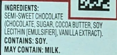 Ingredients Label for Baker's Semi-sweet Chocolate Premium Baking Bar - Verified PROCEED WITH CAUTION