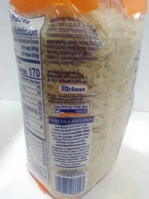 Ingredients Label for Blue Ribbon Rice Golden Parboiled Rice - Verified CERTIFIED SAFE