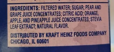 Ingredients Label for Capri Sun Fruit Punch Reduced Sugar Flavored Juice Drink Blend - Verified PROCEED WITH CAUTION