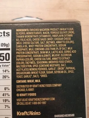 Cracker Barrel Sharp Cheddar Macaroni & Cheese Dinner Ingredients List Ingredients Label for Cracker Barrel Sharp Cheddar Macaroni & Cheese Dinner - Verified NOT SAFE