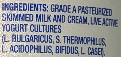 Ingredients Label for Fage Lowfat Greek Strained Yogurt - Verified CERTIFIED SAFE