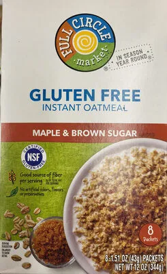 Is Full Circle Market Maple Brown Sugar Gluten Free Instant Oatmeal Gluten-Free? (2026 Guide)