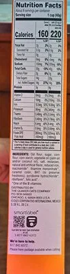 Ingredients Label for Gamesa Vanilla Sweetened Oat & Corn Cereal - Verified PROCEED WITH CAUTION