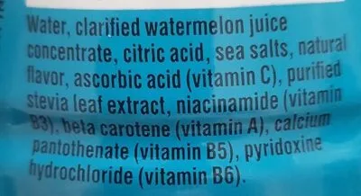 Ingredients Label for Gatorade Tropical Mango Electrolyte Beverage - Verified PROCEED WITH CAUTION