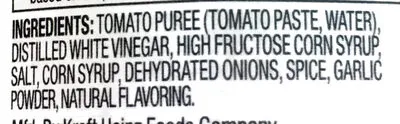 Ingredients Label for Heinz Chili Sauce - Verified PROCEED WITH CAUTION