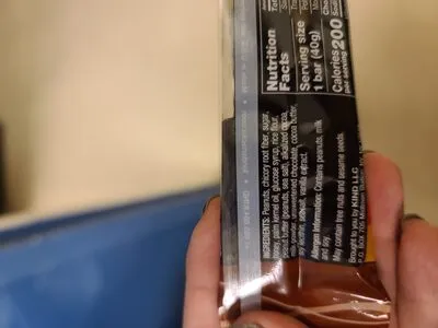 Ingredients Label for Kind Milk Chocolate Peanut Butter Bar - Verified PROCEED WITH CAUTION