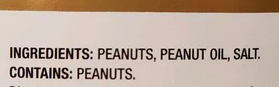 Ingredients Label for Kirkland Signature Super Extra Large Peanuts, Roasted & Salted - Verified CERTIFIED SAFE