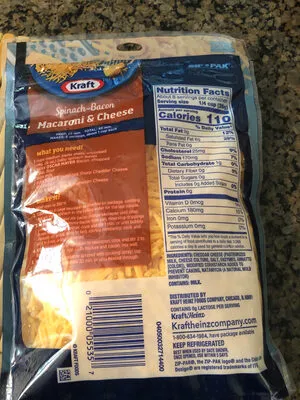 Ingredients Label for Kraft Sharp Cheddar Shredded Cheese - Verified PROCEED WITH CAUTION