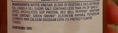 Ingredients Label for Kraft Viva Italian Dressing - Verified PROCEED WITH CAUTION