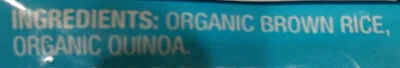 Ingredients Label for Livegfree Organic Brown Rice & Quinoa Fusilli - Verified MANUFACTURER LABELED GLUTEN-FREE