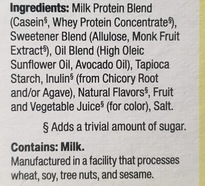 Ingredients Label for Magic Spoon Maple Waffle - Verified CERTIFIED SAFE