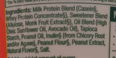 Ingredients Label for Magic Spoon Peanut Butter Grain-free Cereal - Verified CERTIFIED SAFE