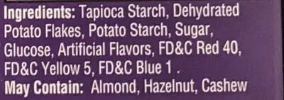 Ingredients Label for Manischewitz Fruity Magic O's - Verified CERTIFIED SAFE