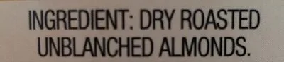 Ingredients Label for Once Again Unsweetened & Roasted Creamy Almond Butter - Verified CERTIFIED SAFE