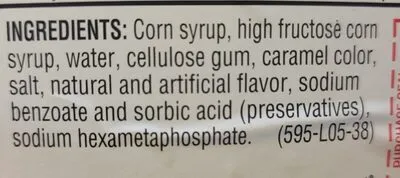Ingredients Label for Pearl Milling Company Original Syrup - Verified PROCEED WITH CAUTION