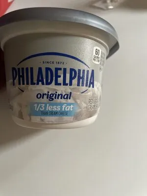 Ingredients Label for Philadelphia Reduced Fat With 1/ess Fat Cream Cheese Spread - Verified PROCEED WITH CAUTION