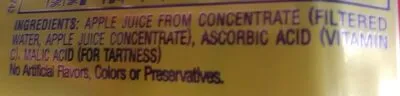 Ingredients Label for Welchs Welch's 100% Juice - Apple - Verified CERTIFIED SAFE